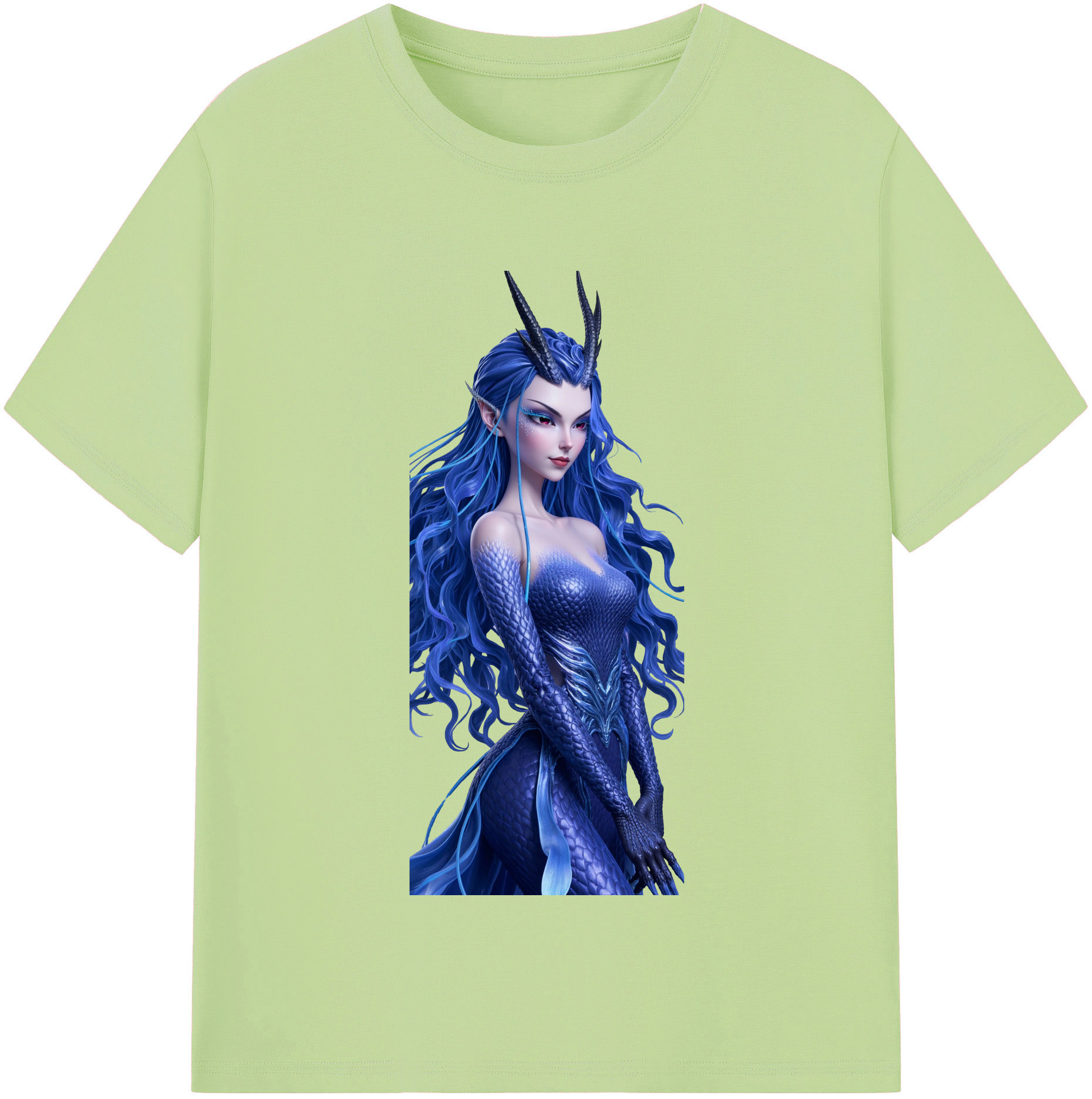 （画像用） Ne Zha 2 ナタ 魔童の大暴れ 綿100％半袖Tシャツ（フロントプリント）